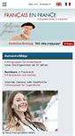 Mobile Screenshot of francaisenfrance.de